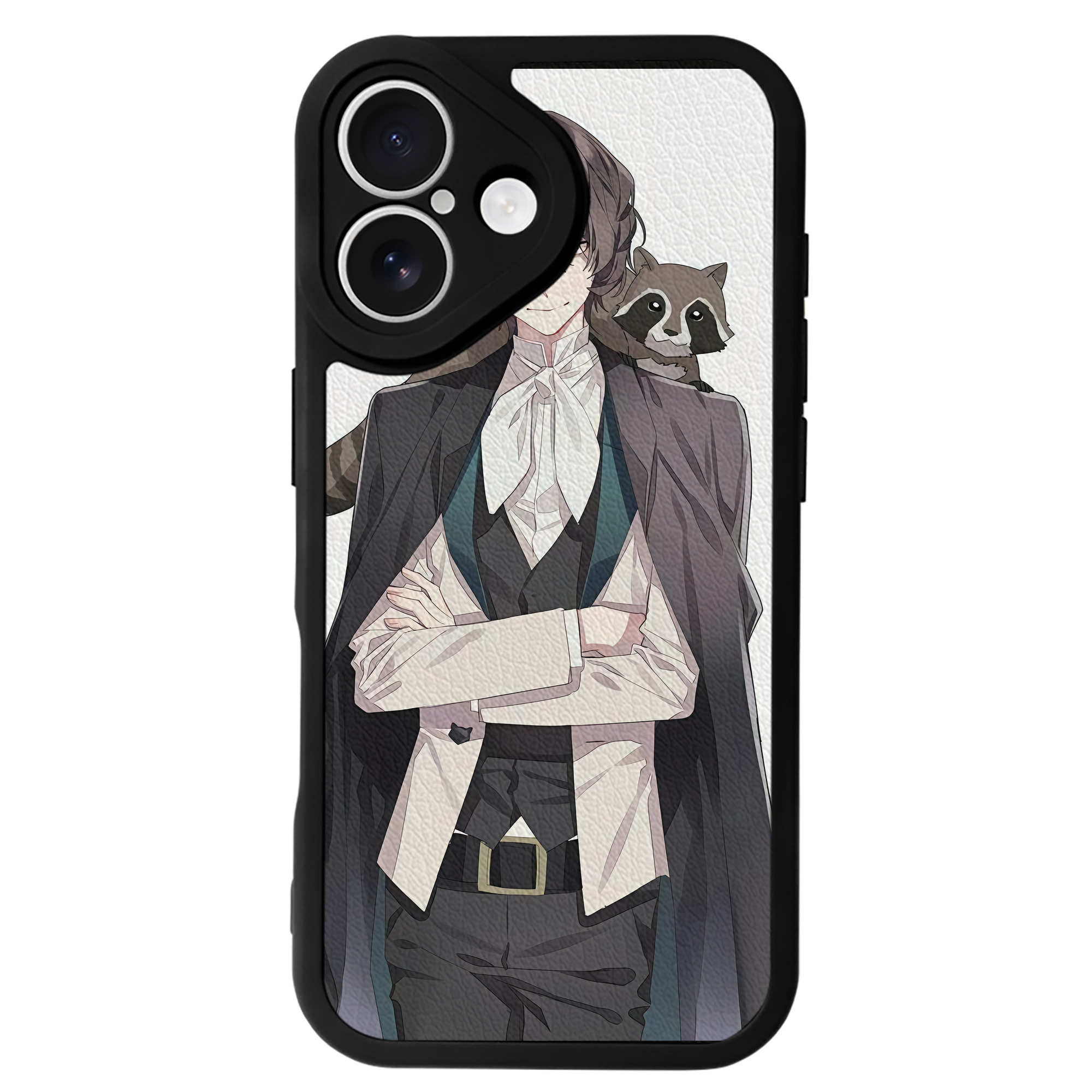 （画像用） 文豪ストレイドッグス Bungo Stray Dogs 【iPhone 16シリーズ対応】シリコンスマホケース（レザー調） 材質：シリコン